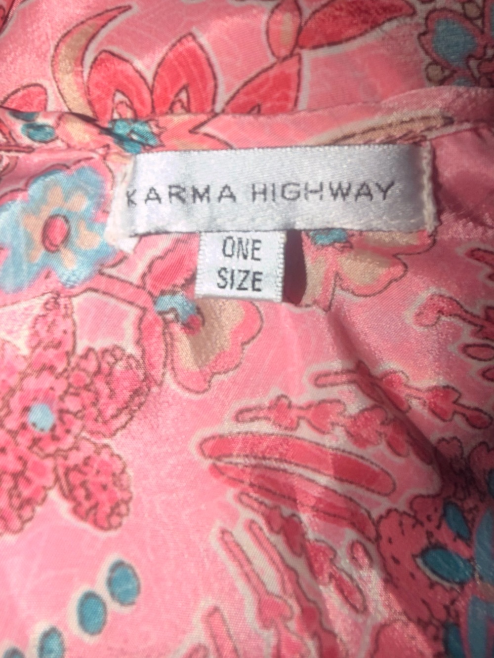 Pink Paisley Maxi Slip Dress with Delicate Straps - Picture 7 of 8